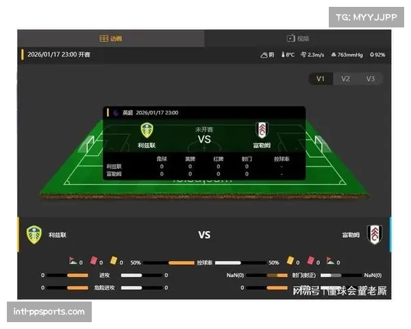 利兹联主场对阵富勒姆，防线受损面临传控体系考验